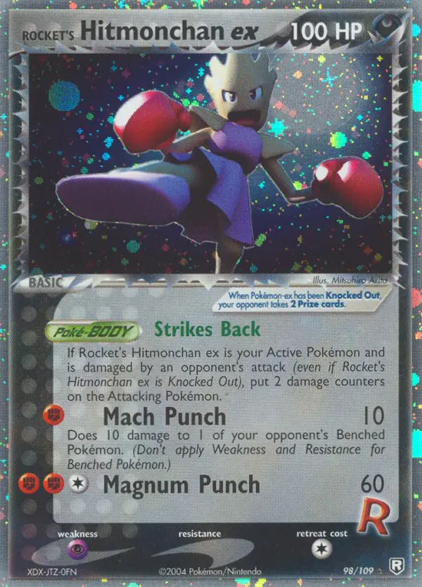 Carte Pokémon Rocket's Tygnon ex — EX Team Rocket Returns