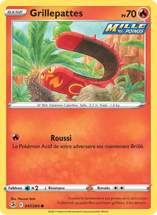 Carte Pokémon Grillepattes — Poing de Fusion