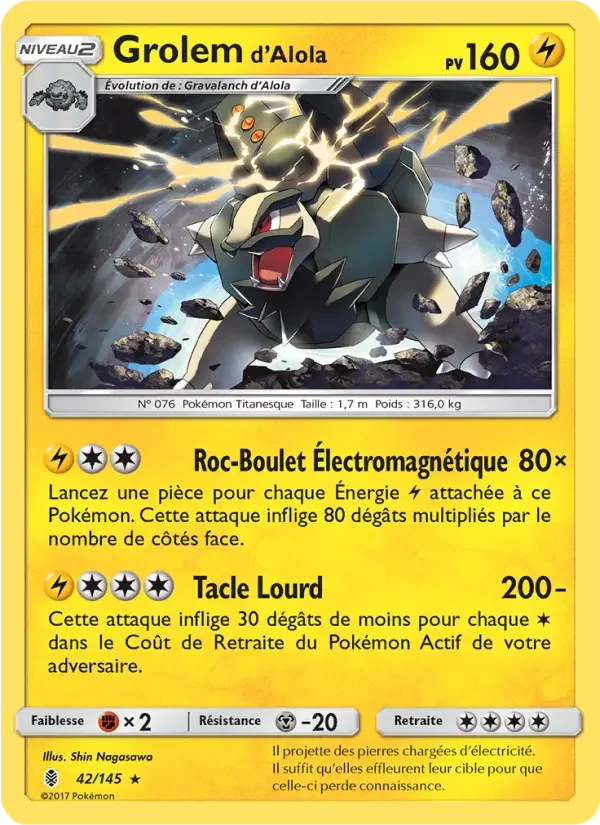 Carte Grolem d’Alola