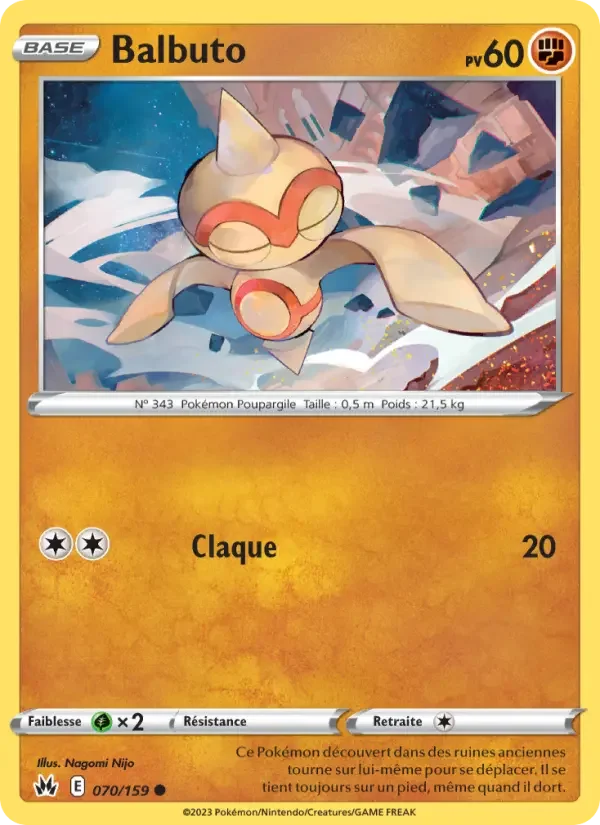Carte Pokémon Balbuto — Zénith Suprême
