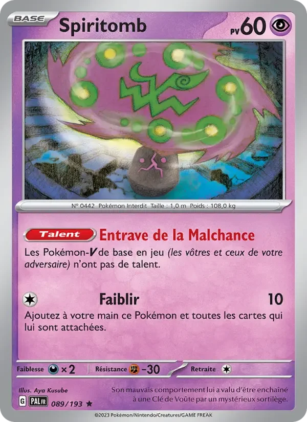 Carte Spiritomb