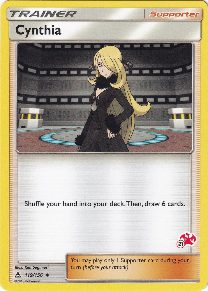 Carte Pokémon Cynthia — Ultra-Prisme