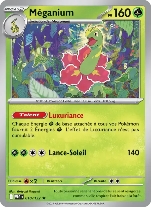 Carte Méganium