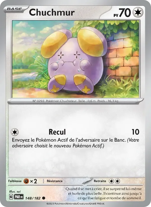 Carte Pokémon Chuchmur — Faille Paradoxe