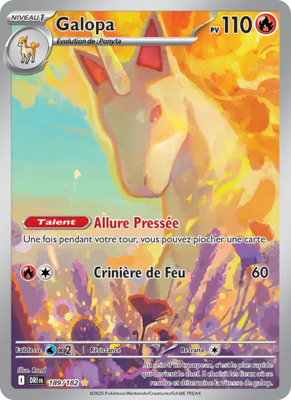 Carte Pokémon Galopa — Rivalités Destinées