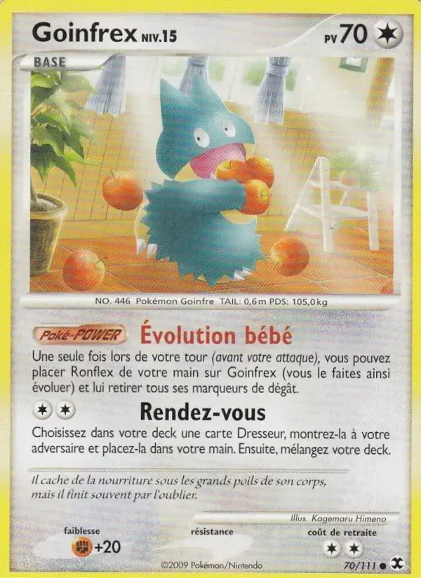 Carte Pokémon Goinfrex Niv. 15 — Rivaux Émergeants