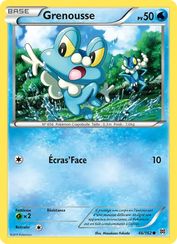 Carte Pokémon Grenousse — Impulsion TURBO