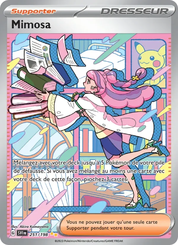 Carte Pokémon Mimosa — Écarlate et Violet