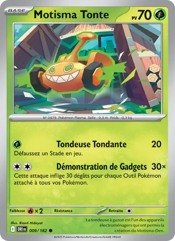 Carte Motisma Tonte