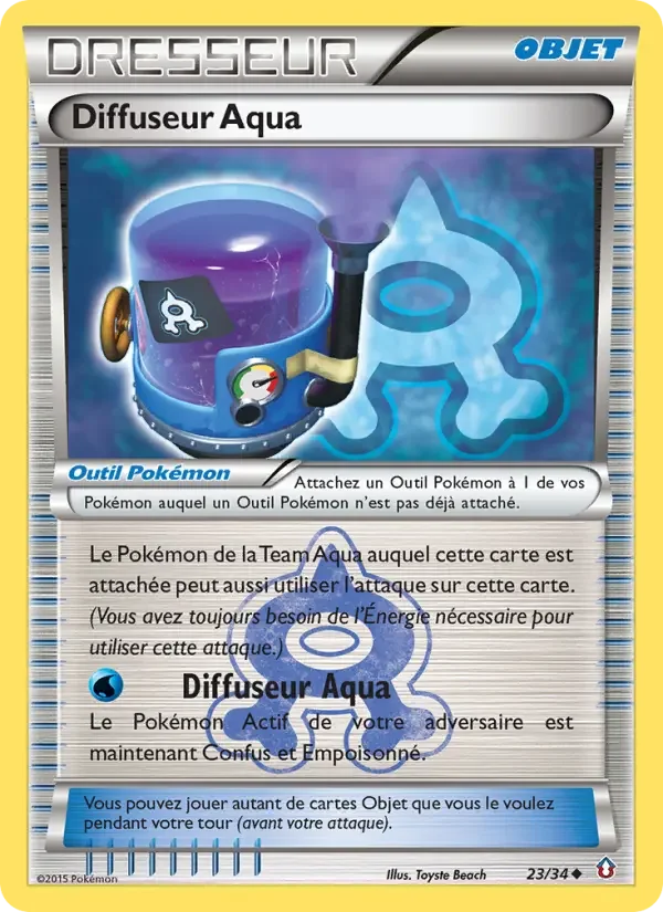 Carte Pokémon Diffuseur Aqua — Double Danger