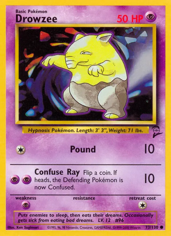 Carte Pokémon Soporifik — Base Set 2