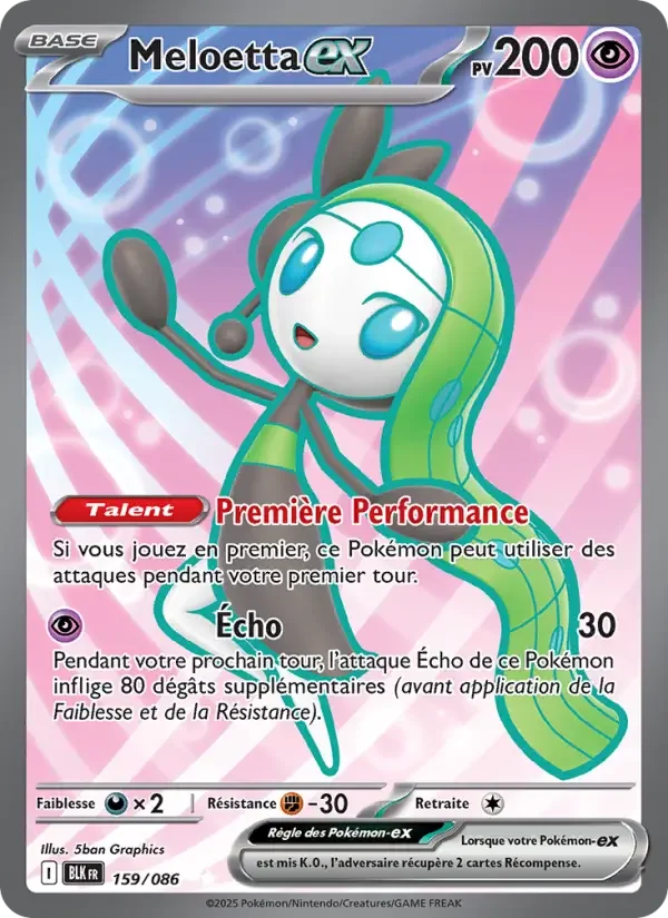 Carte Meloetta-ex
