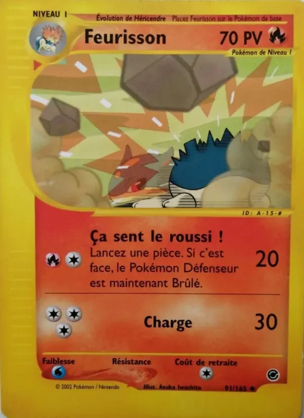 Carte Pokémon Feurisson — Expédition