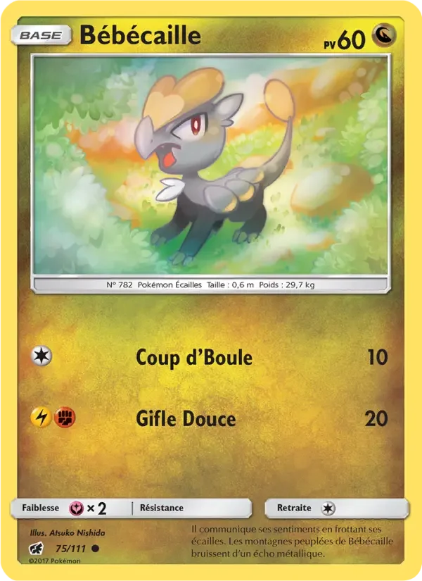 Carte Pokémon Bébécaille — Invasion Carmin