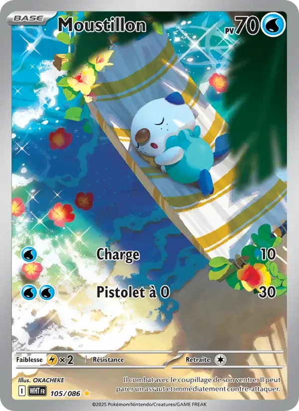 Carte Pokémon Moustillon — Flamme Blanche