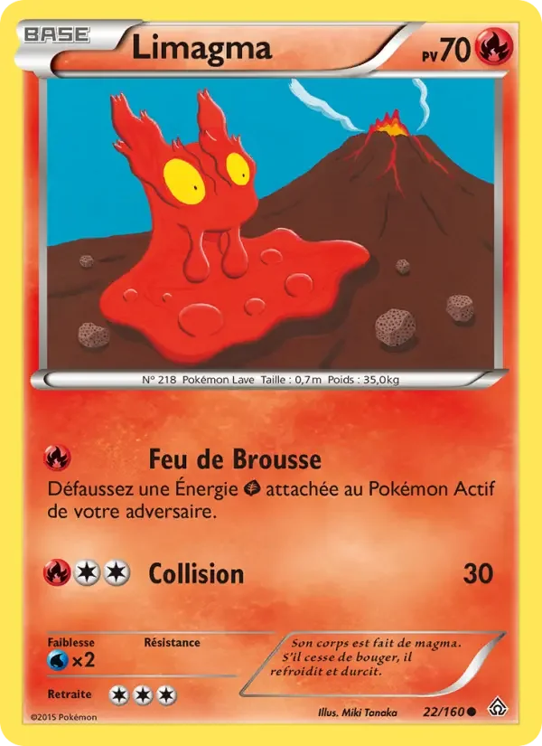 Carte Pokémon Limagma — Primo-Choc