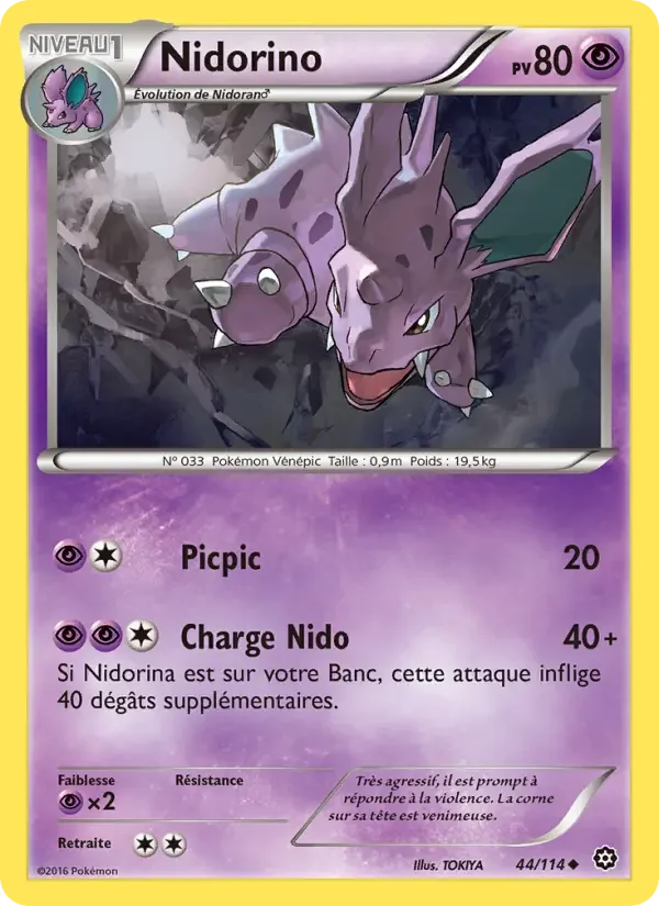 Carte Nidorino