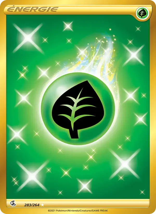 Carte Pokémon Énergie Plante — Poing de Fusion