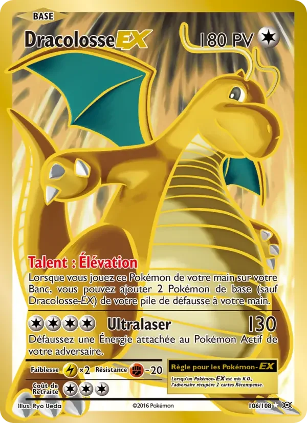 Carte Dracolosse EX