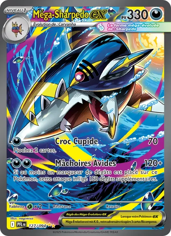Carte Méga-Sharpedo-ex