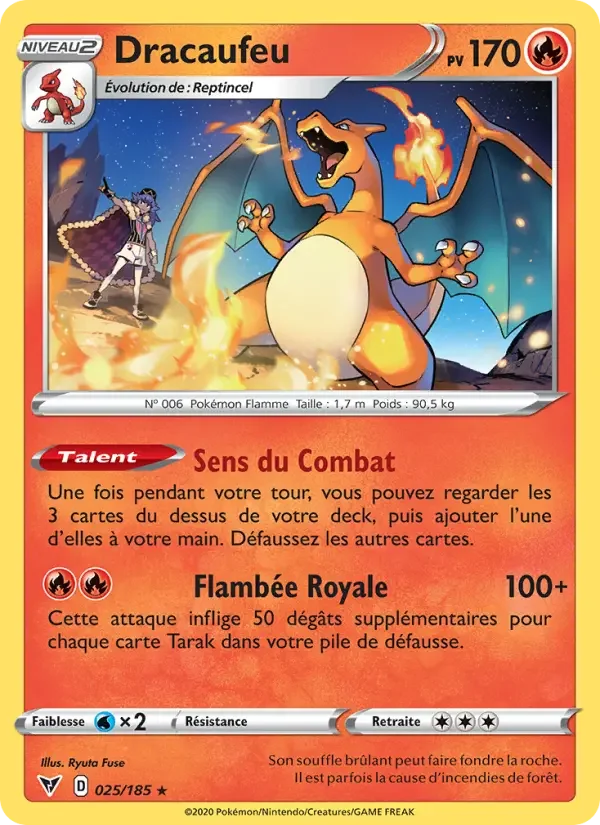 Carte Dracaufeu