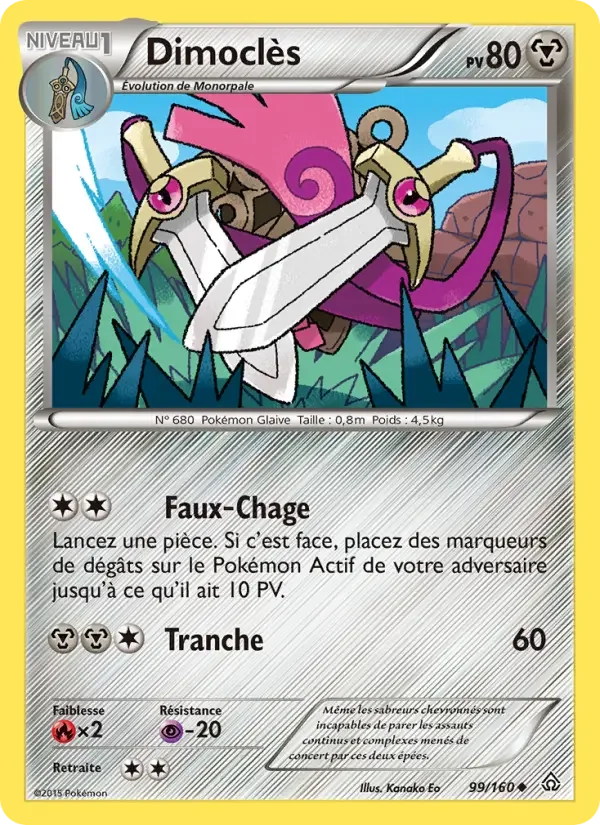 Carte Pokémon Dimoclès — Primo-Choc