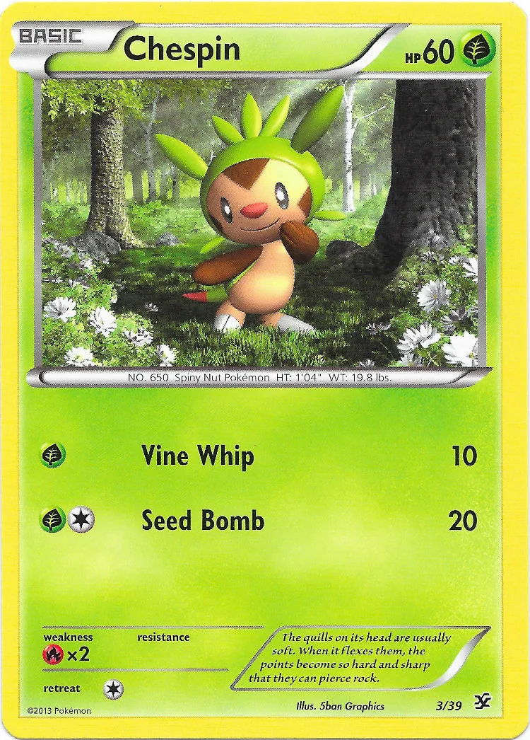 Carte Pokémon Marisson — 2014 Promo McDonald's