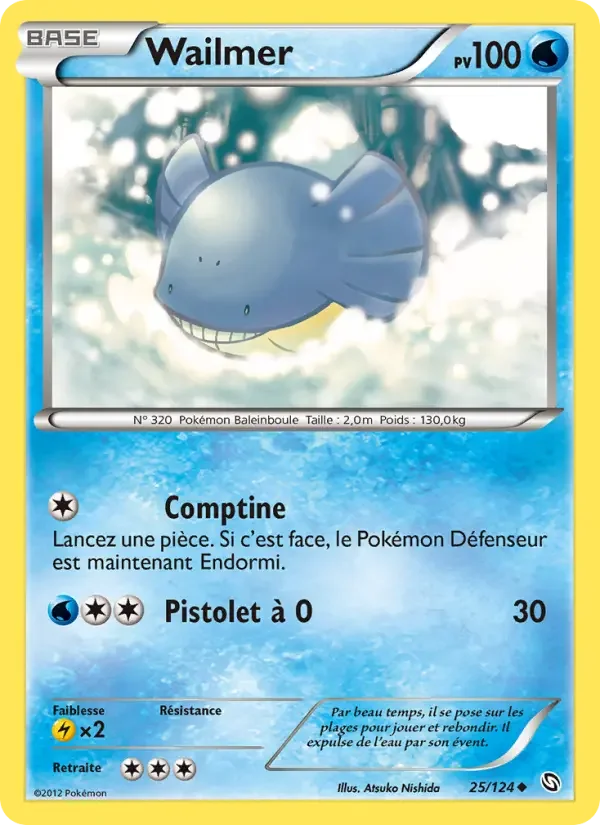 Carte Pokémon Wailmer — Dragons Exaltés