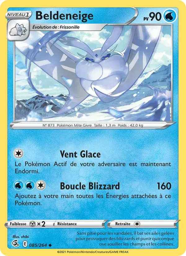 Carte Pokémon Beldeneige — Poing de Fusion