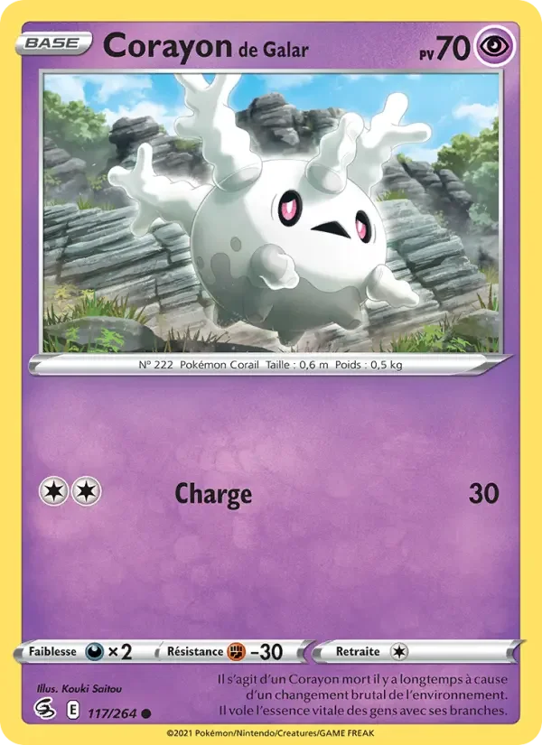 Carte Pokémon Corayon de Galar — Poing de Fusion