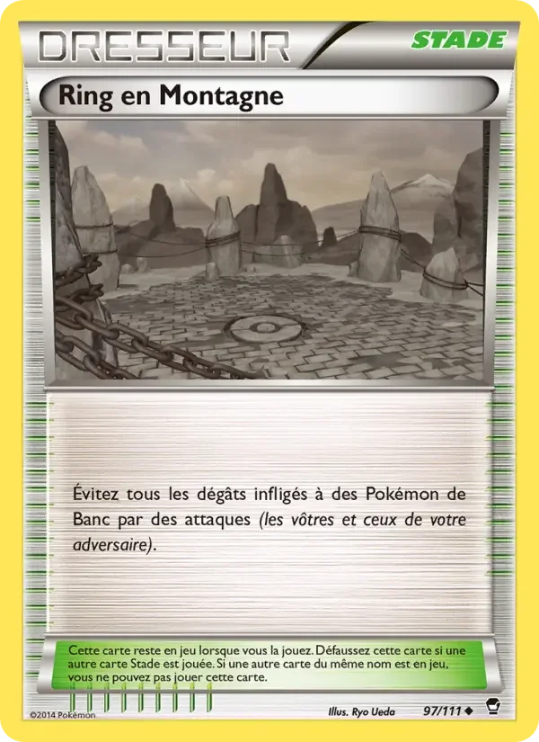 Carte Pokémon Ring en Montagne — Poings Furieux