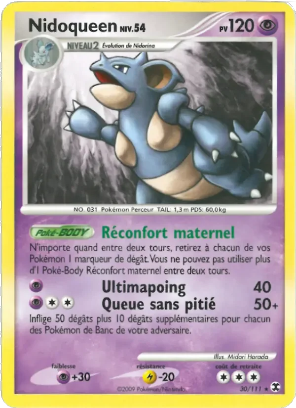 Carte Pokémon Nidoqueen Niv. 54 — Rivaux Émergeants