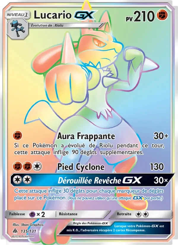 Carte Lucario GX