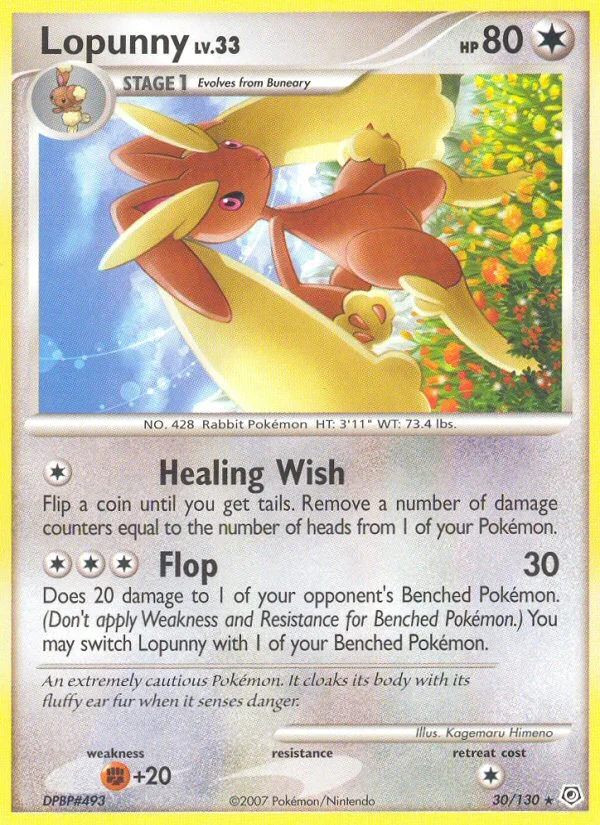 Carte Pokémon Lockpin — Diamant & Perle
