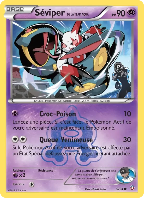 Carte Séviper de la Team Aqua