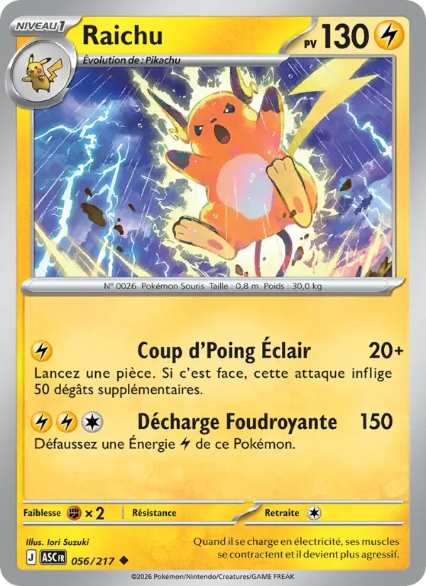Carte Raichu
