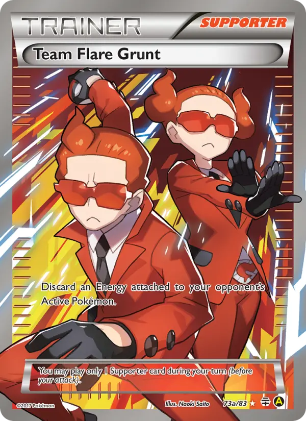 Carte Pokémon Team Flare Grunt — Promos X&Y