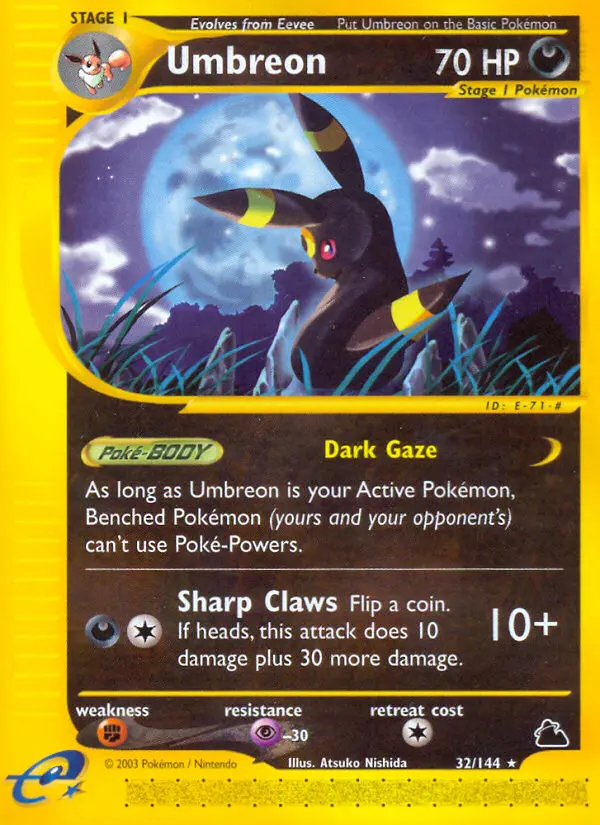 Carte Pokémon Noctali — Skyridge