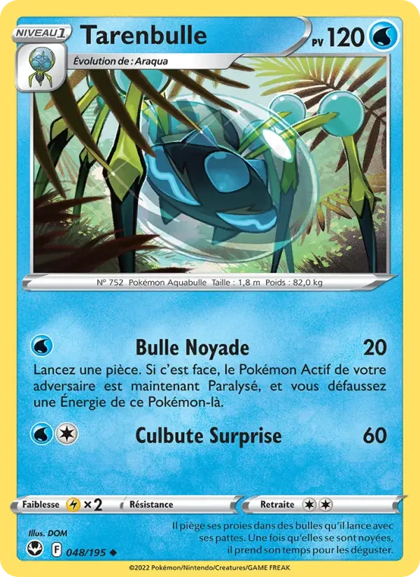 Carte Tarenbulle