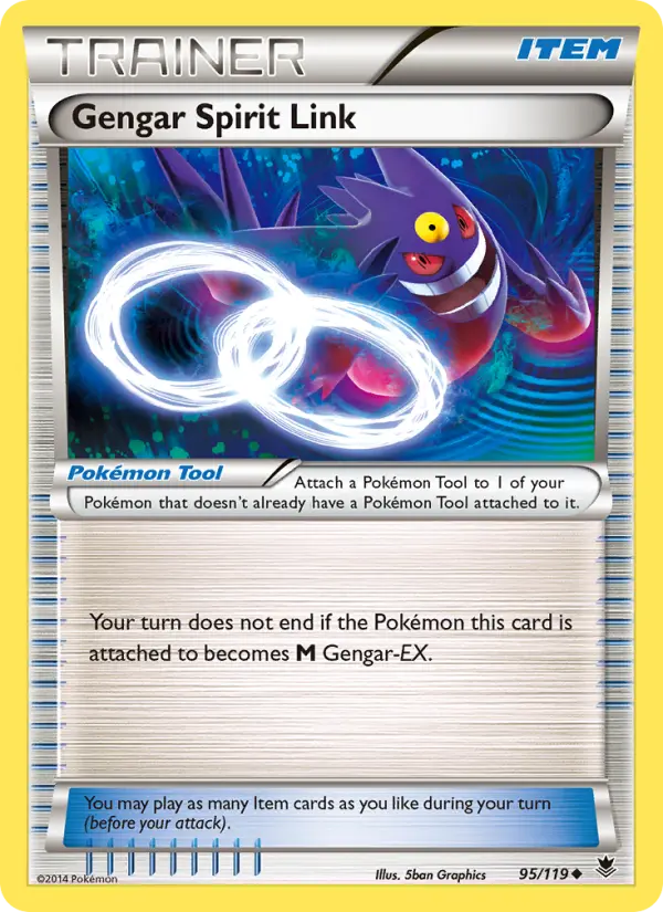 Carte Pokémon Gengar Spirit Link — Promos X&Y