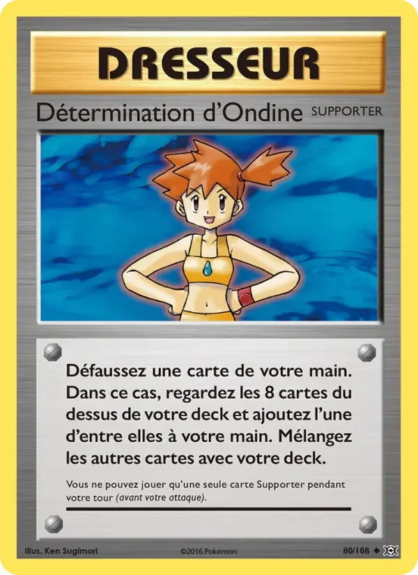 Carte Détermination d'Ondine