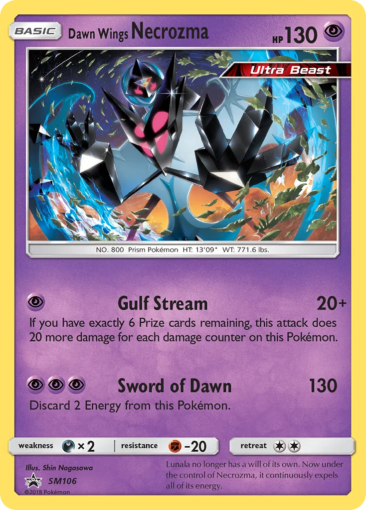Carte Pokémon Necrozma Ailes de l’Aurore — Promos Soleil et Lune