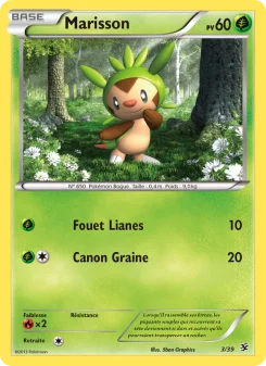 Carte Pokémon Marisson — Bienvenue à Kalos