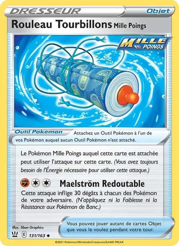 Carte Rouleau Tourbillons Mille Poings