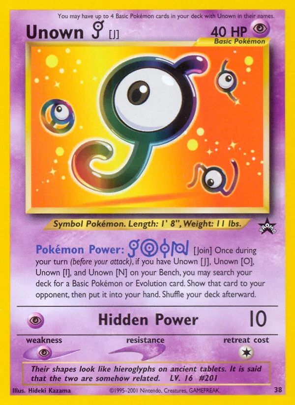 Carte Pokémon Zarbi J — Promos Wizards