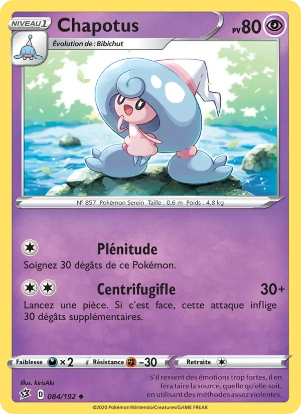 Carte Pokémon Chapotus — Clash des Rebelles