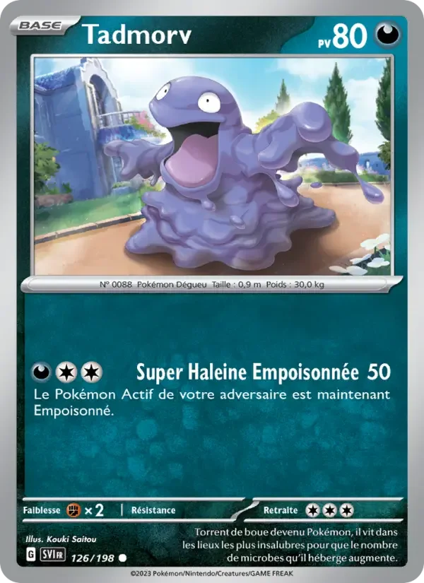 Carte Pokémon Tadmorv — Écarlate et Violet