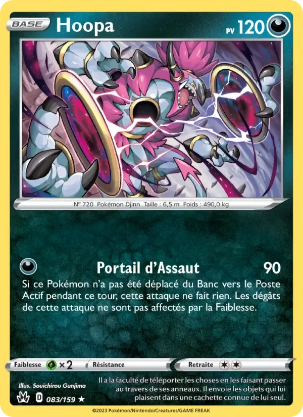 Carte Pokémon Hoopa — Zénith Suprême
