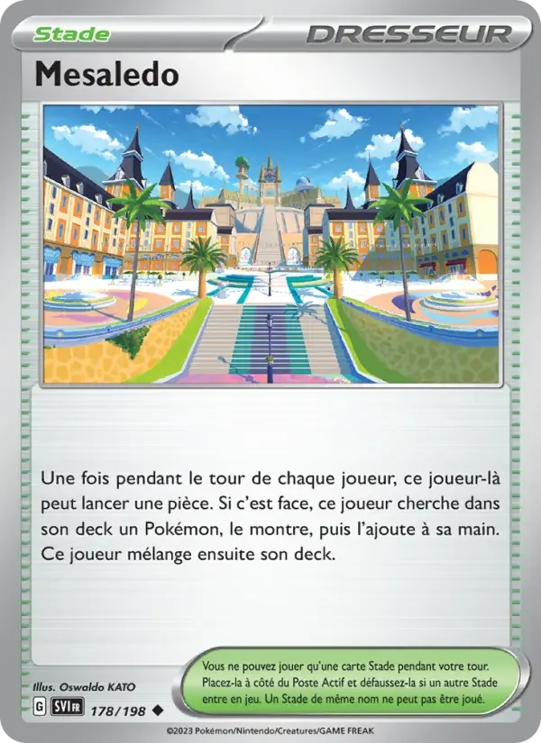 Carte Pokémon Mesaledo — Écarlate et Violet