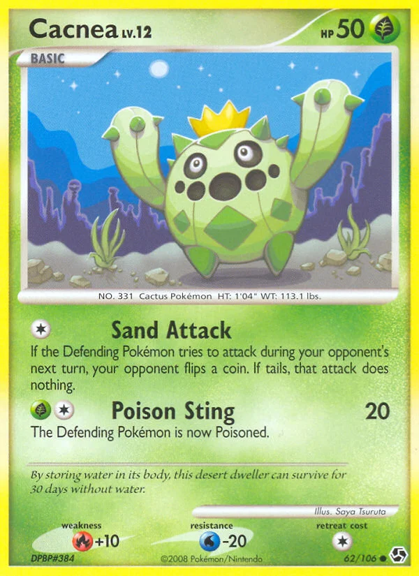 Carte Pokémon Cacnea — Grands Envols